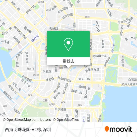 西海明珠花园-A2栋地图