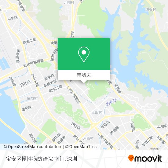 宝安区慢性病防治院-南门地图