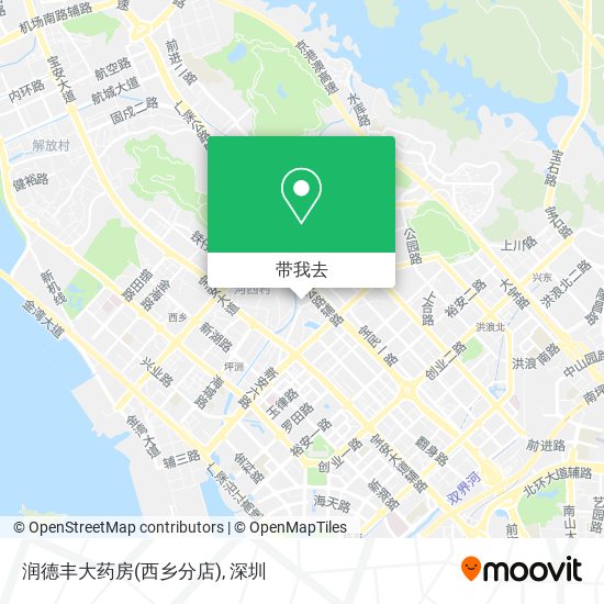 润德丰大药房(西乡分店)地图
