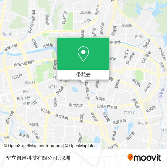 华立凯昌科技有限公司地图
