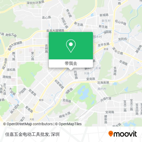 佳嘉五金电动工具批发地图
