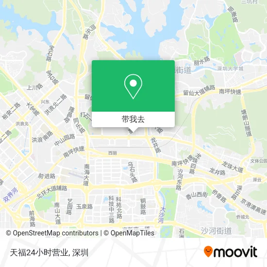 天福24小时营业地图
