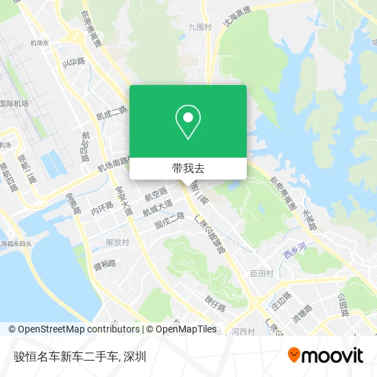 骏恒名车新车二手车地图