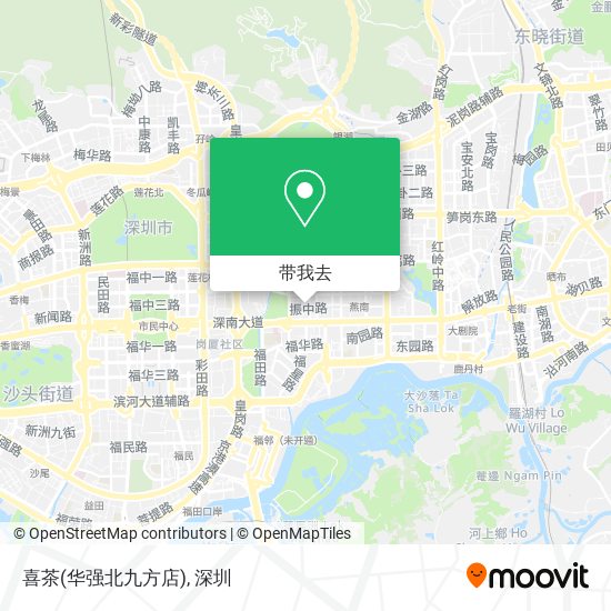 喜茶(华强北九方店)地图