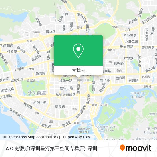 A.O.史密斯(深圳星河第三空间专卖店)地图
