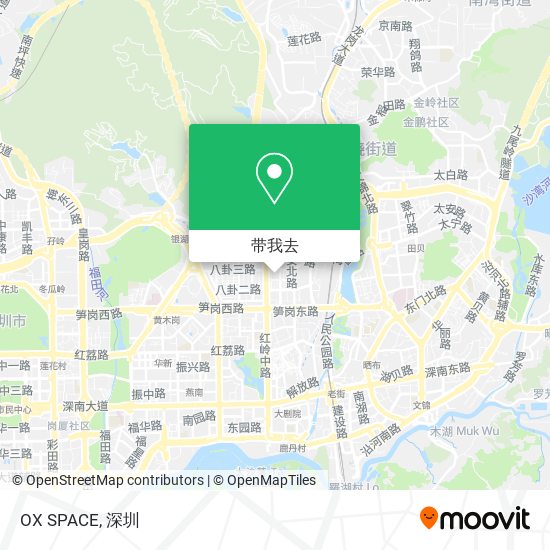 OX SPACE地图