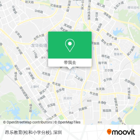 昂乐教育(松和小学分校)地图