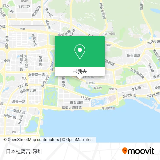 日本桂离宫地图