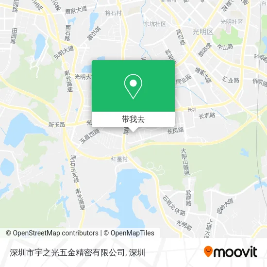 深圳市宇之光五金精密有限公司地图