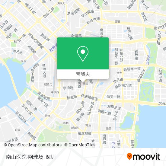 南山医院-网球场地图