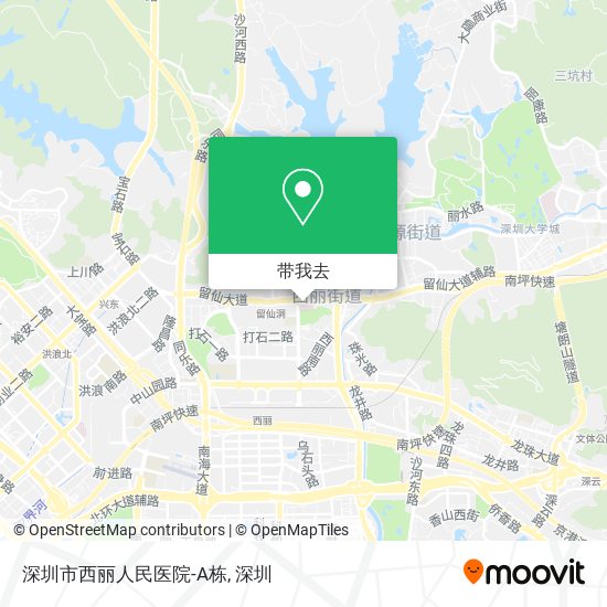 深圳市西丽人民医院-A栋地图