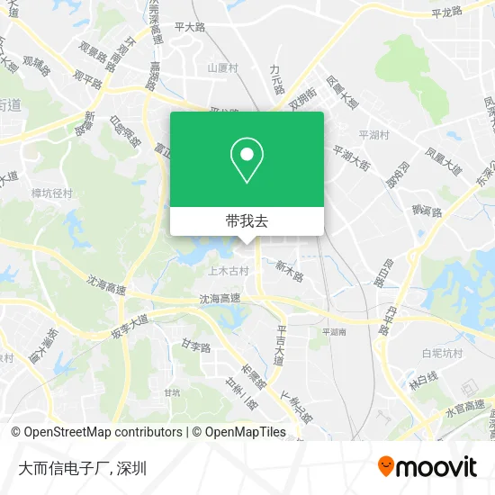 大而信电子厂地图