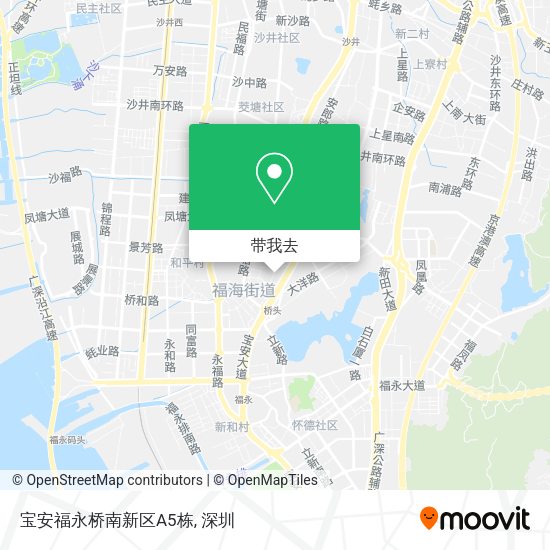 宝安福永桥南新区A5栋地图