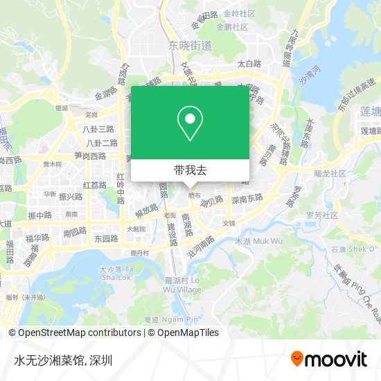 水无沙湘菜馆地图
