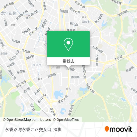 永香路与永香西路交叉口地图