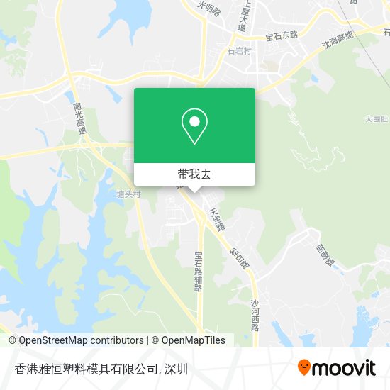 香港雅恒塑料模具有限公司地图