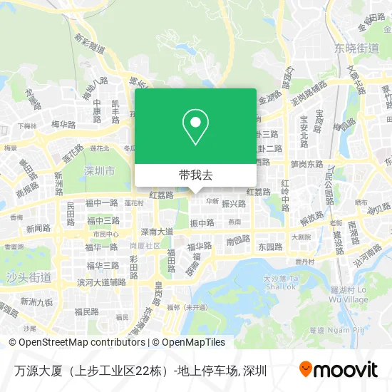 万源大厦（上步工业区22栋）-地上停车场地图