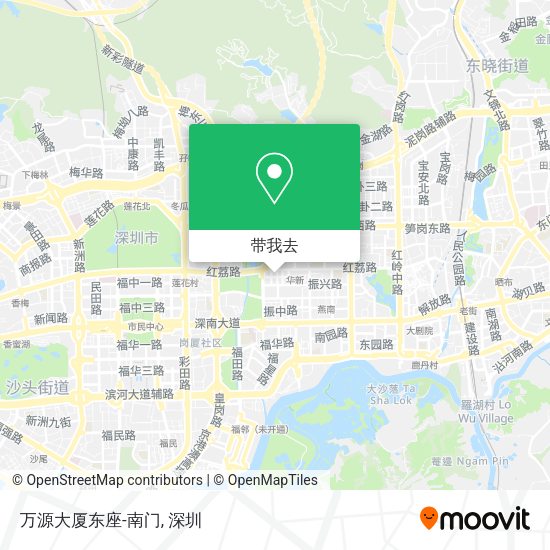 万源大厦东座-南门地图