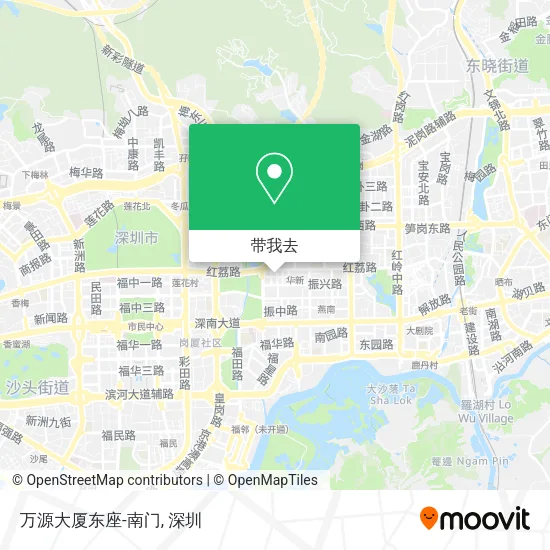 万源大厦东座-南门地图