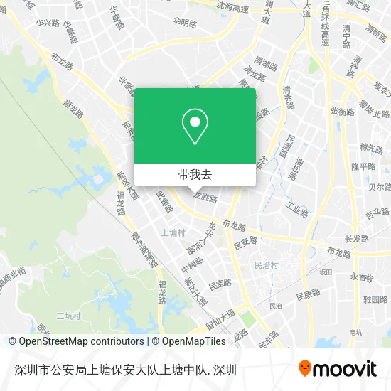 深圳市公安局上塘保安大队上塘中队地图