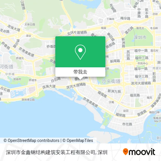 深圳市金鑫钢结构建筑安装工程有限公司地图