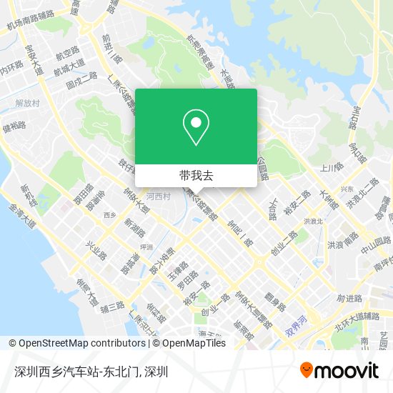 深圳西乡汽车站-东北门地图