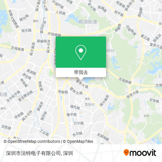 深圳市法特电子有限公司地图