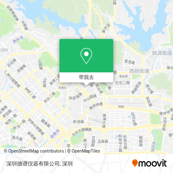 深圳德谱仪器有限公司地图