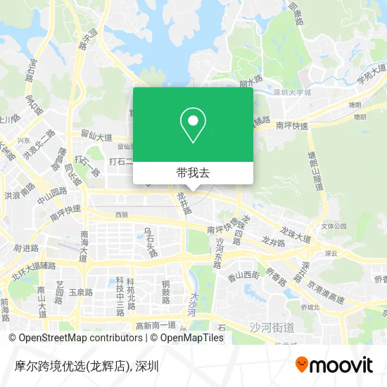 摩尔跨境优选(龙辉店)地图