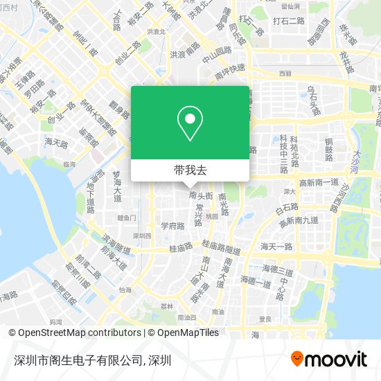 深圳市阁生电子有限公司地图