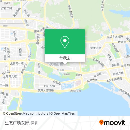 生态广场东街地图