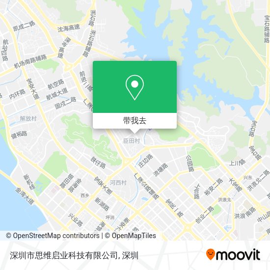 深圳市思维启业科技有限公司地图