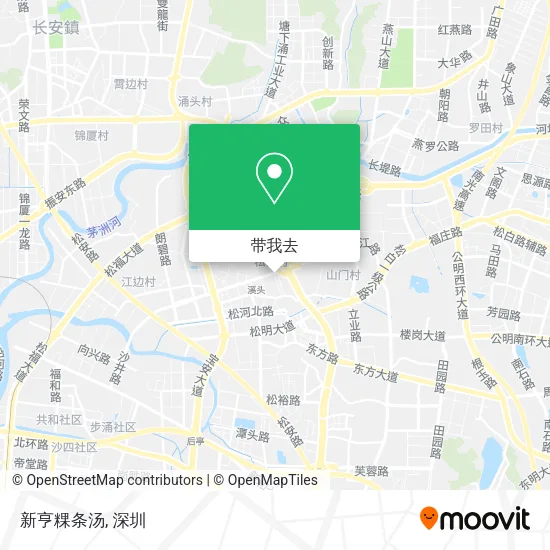 新亨粿条汤地图