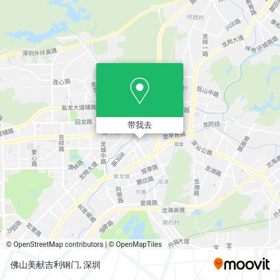 佛山美献吉利钢门地图