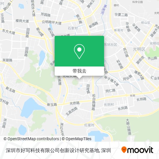 深圳市好写科技有限公司创新设计研究基地地图