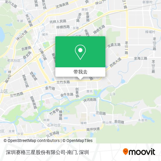 深圳赛格三星股份有限公司-南门地图