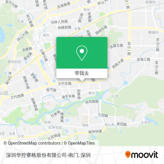 深圳华控赛格股份有限公司-南门地图