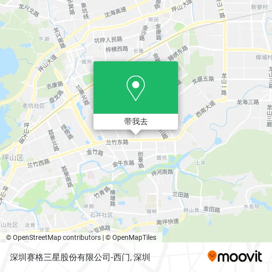 深圳赛格三星股份有限公司-西门地图