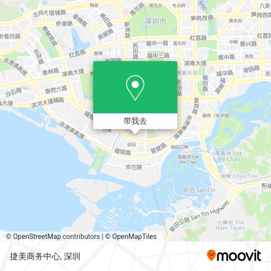 捷美商务中心地图