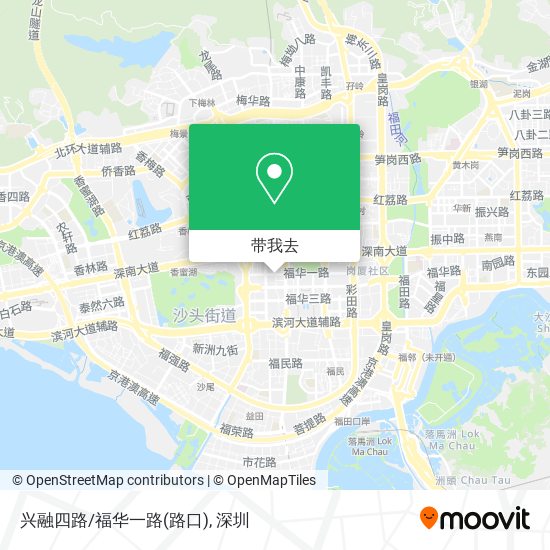 兴融四路/福华一路(路口)地图