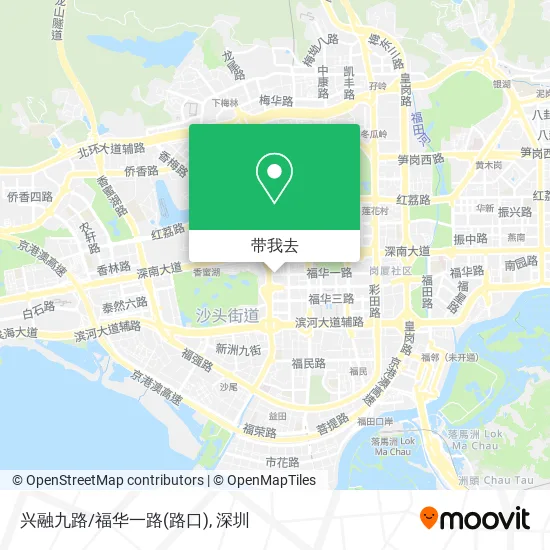 兴融九路/福华一路(路口)地图