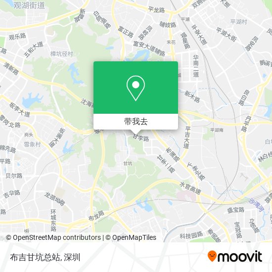 布吉甘坑总站地图