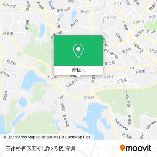 玉律村-四区玉河北路3号楼地图
