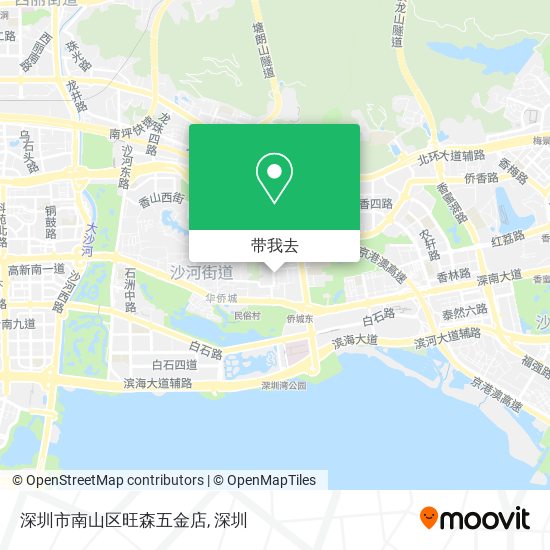 深圳市南山区旺森五金店地图