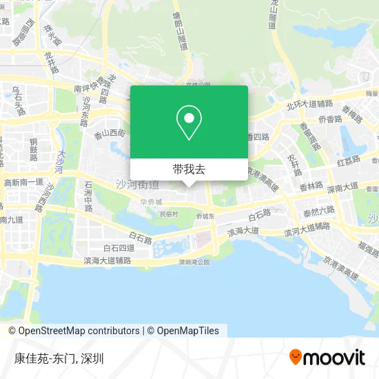 康佳苑-东门地图