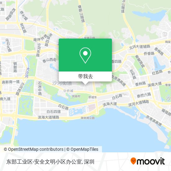 东部工业区-安全文明小区办公室地图