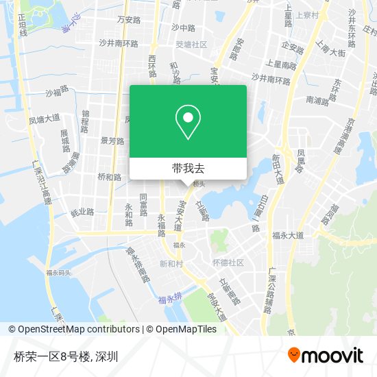 桥荣一区8号楼地图