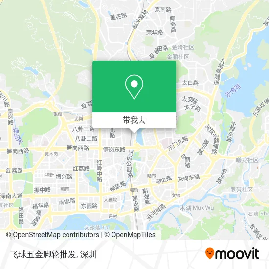 飞球五金脚轮批发地图