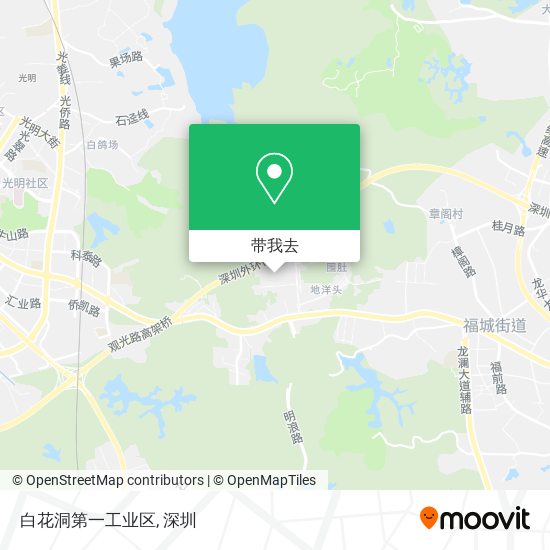 白花洞第一工业区地图