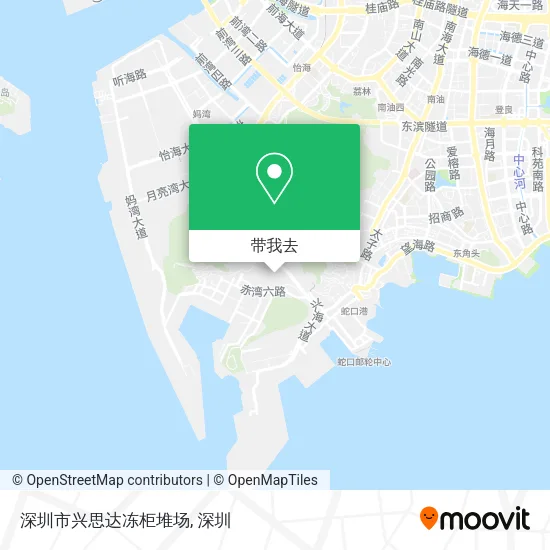 深圳市兴思达冻柜堆场地图